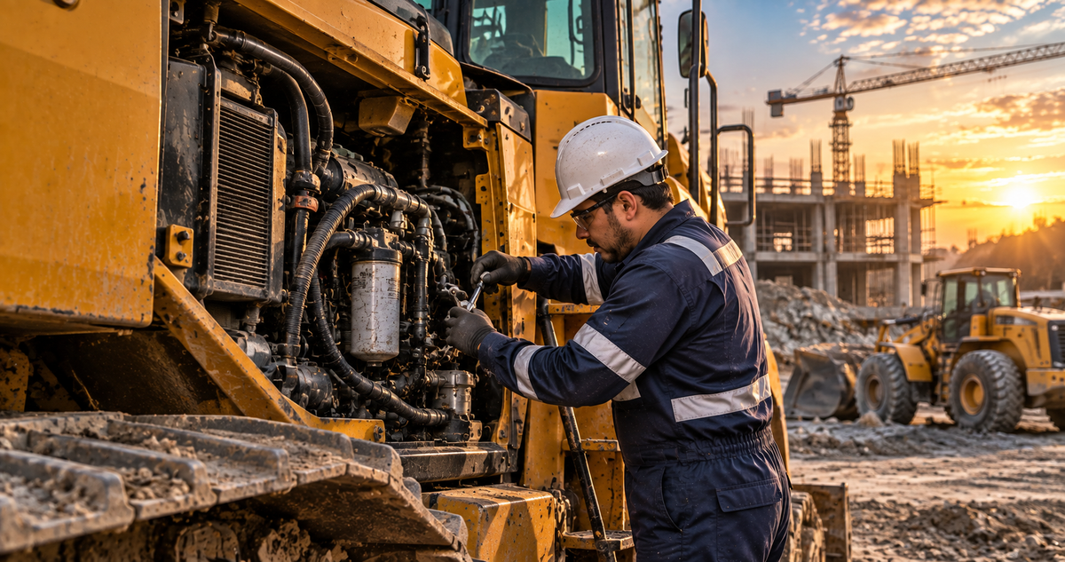 Soluciones B2B Lubrix para equipos de construcción